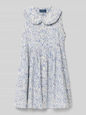 Dopasowana sukienka casualowa z czystej Bawełna Polo Ralph Lauren Kids