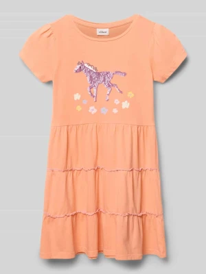 Dopasowana sukienka casualowa z czystej bawełny s.Oliver RED LABEL