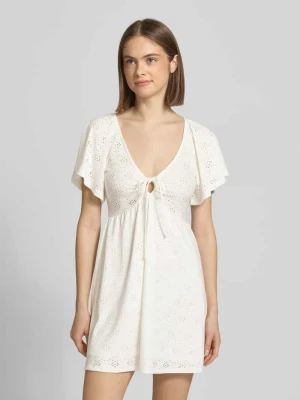 Dopasowana sukienka casualowa z efektem podpalania model 'SMILLA' Only