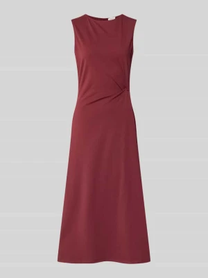 Dopasowana sukienka casualowa z mieszanki bawełny s.Oliver RED LABEL