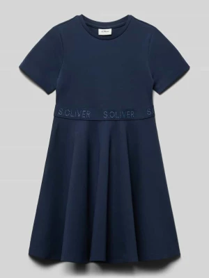 Dopasowana sukienka casualowa z mieszanki wiskozy s.Oliver RED LABEL