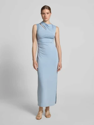 Dopasowana sukienka casualowa z rozcięciem z boku model 'ROBIN-MAJA' Selected Femme