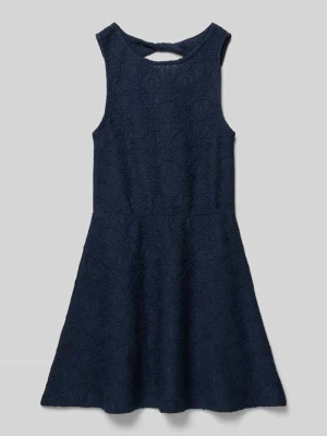 Dopasowana sukienka casualowa z wyhaftowanym wzorem s.Oliver RED LABEL