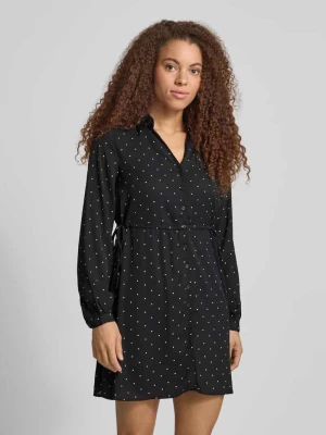 Dopasowana sukienka casualowa z wzorem na całej powierzchni model 'ALYNN' Only