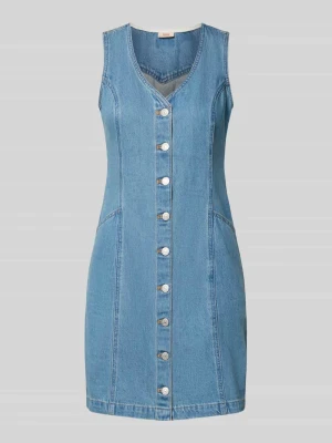 Dopasowana sukienka denimowa z czystej bawełny Levi's®