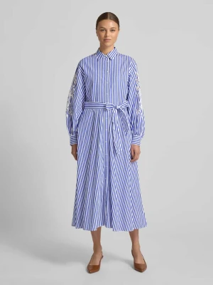 Dopasowana sukienka koszulowa z czystej bawełny model 'LUVRETTE' Lauren Ralph Lauren