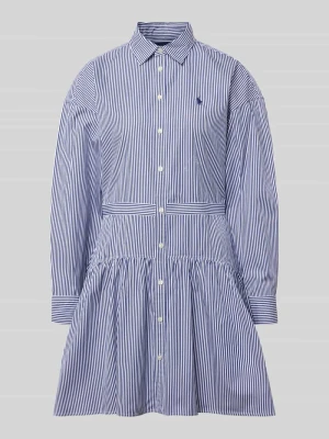 Dopasowana sukienka koszulowa z czystej bawełny Polo Ralph Lauren