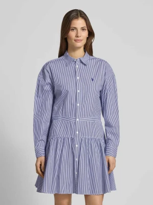 Dopasowana sukienka koszulowa z czystej bawełny Polo Ralph Lauren