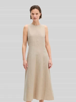 Dopasowana sukienka midi z czystego lnu Marc O'Polo