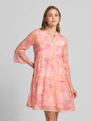 Dopasowana sukienka mini z dekoltem w serek model 'SMILLA' Vero Moda