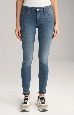 Dopasowane do sylwetki jeansy Sue w kolorze niebieskim z efektem sprania Joop