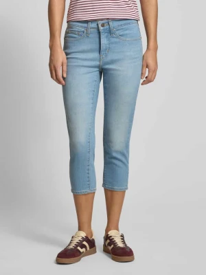 Dopasowane dżinsy capri o kroju slim fit z mieszanki bawełny model '311' Levi's® 300