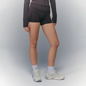 Dopasowane szorty z elastycznej dzianiny ULTRAFLEX brązowe House