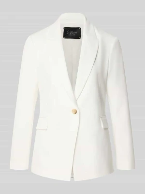 Dopasowany długi żakiet z rosnącym kołnierzem z połami s.Oliver BLACK LABEL