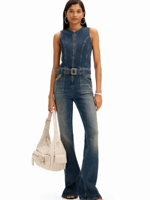Dopasowany kombinezon jeansowy Desigual