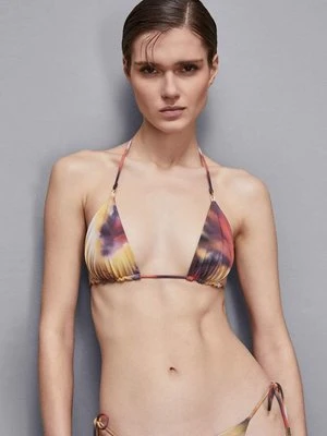 Dopasowany stanik bikini z printem PATRIZIA PEPE