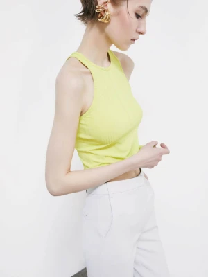 Dopasowany top z elastycznego jersey PATRIZIA PEPE