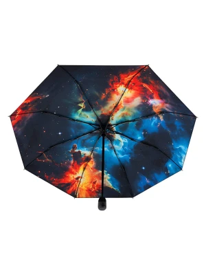 Doppler Parasol "Modern Art Magic" w kolorze czarno-niebiesko-pomarańczowym rozmiar: onesize