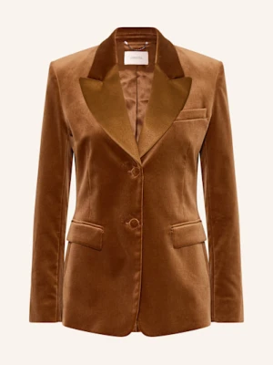 Dorothee Schumacher Blezer Z Aksamitu Elegance Softness braun