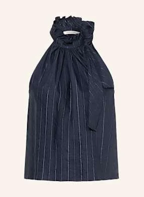 Dorothee Schumacher Bluzka Bez Rękawów Modern Sophistication Z Lnem blau