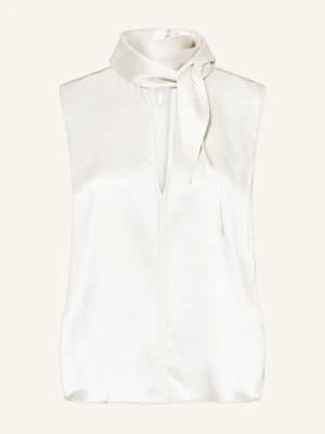 Dorothee Schumacher Bluzka Bez Rękawów Sense Of Shine Z Jedwabiu weiss
