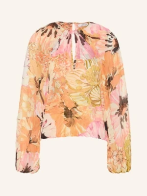 Dorothee Schumacher Bluzka Floral Dream Z Odpinanym Kołnierzykiem pink