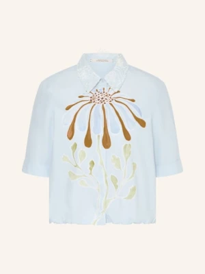 Dorothee Schumacher Bluzka Koszulowa Floral Power Z Koronką blau