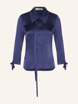 Dorothee Schumacher Bluzka Koszulowa Sense Of Shine blau GRANATOWY