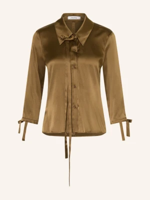 Dorothee Schumacher Bluzka Koszulowa Sense Of Shine braun KHAKI
