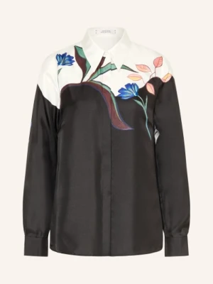 Dorothee Schumacher Bluzka Seductive Bloom Z Jedwabiu schwarz