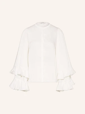Dorothee Schumacher Bluzka Soft Stripes Z Falbankami weiss