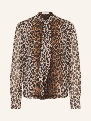 Dorothee Schumacher Bluzka Wild At Heart Z Odpinaną Kokardą beige