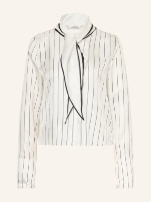 Dorothee Schumacher Bluzka Z Kokardą Stripes With A Twist Z Jedwabiu weiss