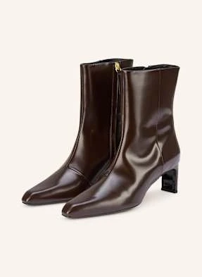 Dorothee Schumacher Botki Lakierowane Subtle Shine braun