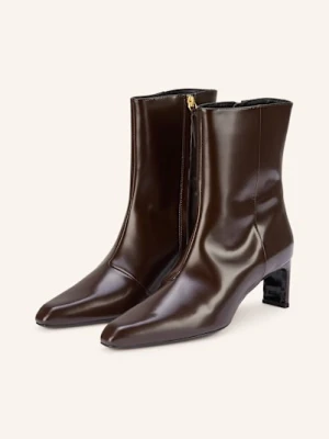 Dorothee Schumacher Botki Lakierowane Subtle Shine braun