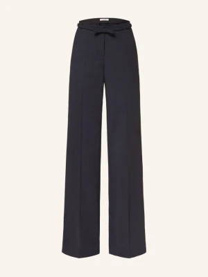 Dorothee Schumacher Chinosy Light Layer blau GRANATOWY