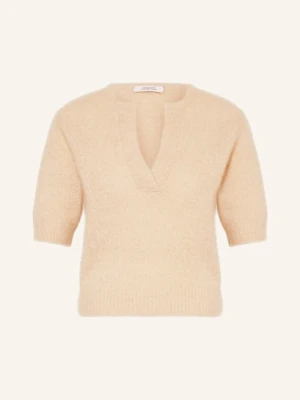 Dorothee Schumacher Dzianinowa Koszulka Luxury Love Z Kaszmiru beige