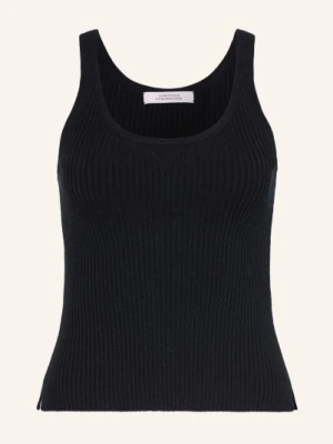 Dorothee Schumacher Dzianinowy Top Bohemian Lace blau