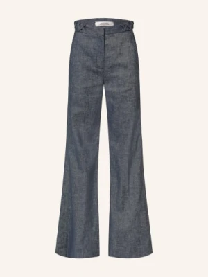 Dorothee Schumacher Dżinsy Z Rozszerzanymi Nogawkami Fluid Denim Z Lnem blau