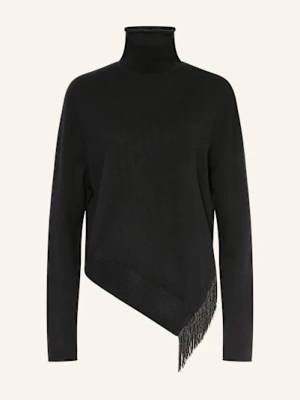 Dorothee Schumacher Golf Fringe Statement Z Kaszmirem schwarz