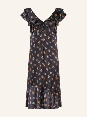 Dorothee Schumacher Jedwabna Sukienka Shiny Daydream blau