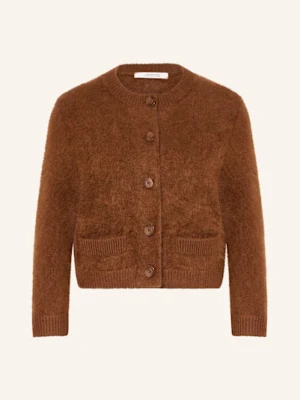 Dorothee Schumacher Kardigan Fluffy Statements Z Kaszmirem braun