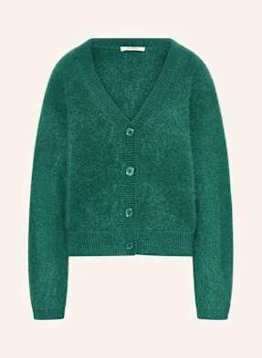 Dorothee Schumacher Kardigan Fluffy Statements Z Kaszmirem gruen