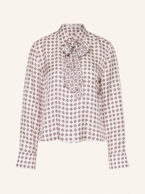 Dorothee Schumacher Koszula Z Jedwabiu Ze Zdejmowaną Wstążką rosa