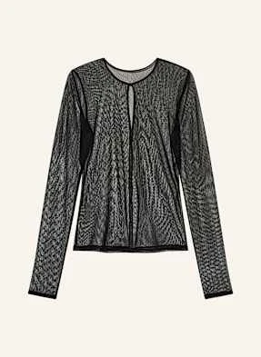 Dorothee Schumacher Koszulka Z Długim Rękawem Lace Enchantment Z Koronki schwarz