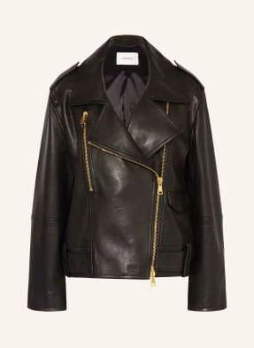 Dorothee Schumacher Kurtka Typu Biker Sleek Statement Z Imitacji Skóry schwarz