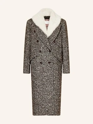 Dorothee Schumacher Płaszcz Cozy Attraction Z Odpinanym Kołnierzem braun