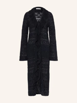 Dorothee Schumacher Pokrowiec Z Dzianiny Bohemian Lace Z Falbanami blau