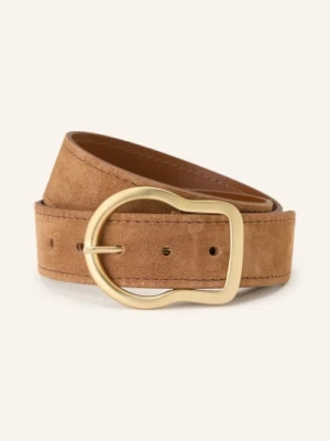 Dorothee Schumacher Skórzany Pasek Suede Sensation beige