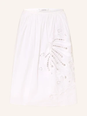 Dorothee Schumacher Spódnica Embroidered Beauty Z Koronką Ażurową weiss